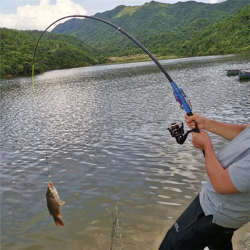 HOTB72A 1Set Automatic Fishing - Fishing Rod Telescopic 评论和价格